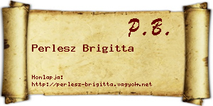 Perlesz Brigitta névjegykártya