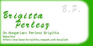 brigitta perlesz business card